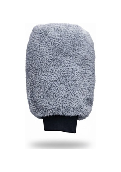 Premıum Mikrofiber Oto Yıkama Eldiveni Gri