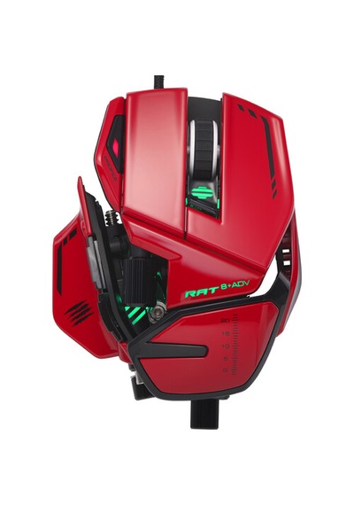 Mad Catz R.a.t. 8+ Adv Kablolu Rgb Gaming Mouse 20.000 Dpı Kırmızı Rat-8+red