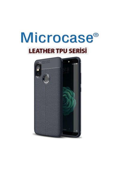 Xiaomi Mi A2-6X Leather Tpu Silikon Kilif + Tempered Glass Cam 266277350 - Seçenek / Cam Koruma-Cam Istiyorum