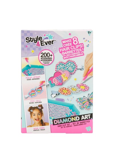 28851 Sun-cnl-hobi Set Style 4ever Dıamond Art Saç Tokası Yapımı Çok Renkli