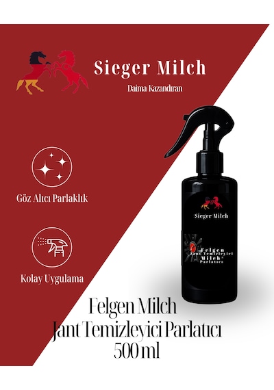 Sieger Milch Felgen Milch Jant Parlatıcı 500 Ml