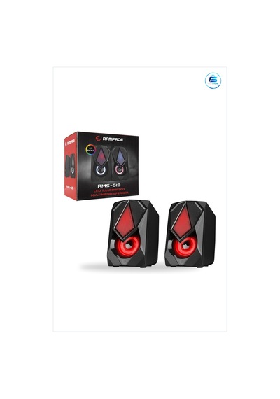 Kablolu Hoparlör Usb 2.0 1+1 Rgb Multimedya Ses Seti Siyah 5w Bil