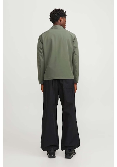 Jack & Jones Erkek Jcotrack Fermuarlı Rüzgar Geçirmez Ceket 12252916 Yeşil Yeşil