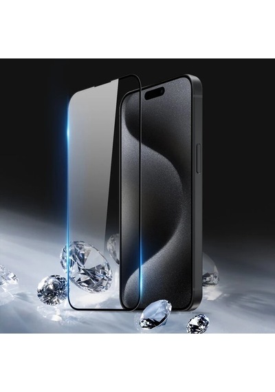 Dux Ducis Apple, Uyumlu iPhone 15 Full Kaplama Tempered Cam Ekran Koruyucu- 5775