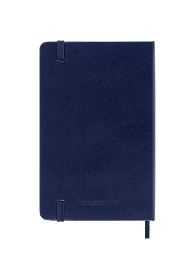 Moleskine 12 Ay Günlük Ajanda Cep Boy 9x14 Cm Sert Kapak Safir Mavi Safir Mavisi