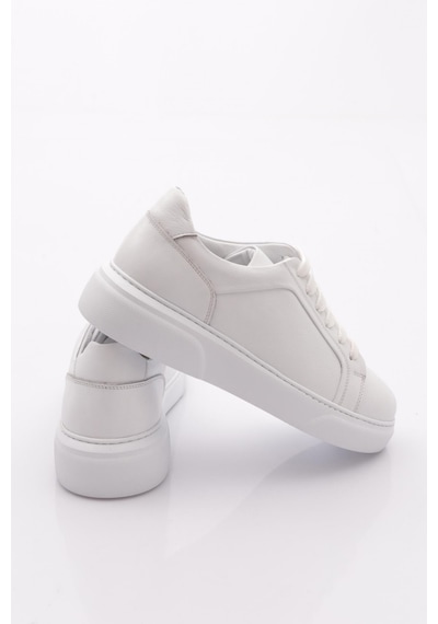 Dgn Tito Erkek Sneakers Ayakkabi Beyaz Beyaz