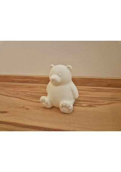 Buradabulabilirsin Sevimli Kutup Ayısı Tealight Mumluk Dekoratif Mum Tutucu Bbz Çok Renkli