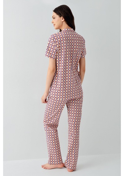 Arnetta Kadın Mor Gömlek Pijama Takım Ar3562-s-v1 Mor