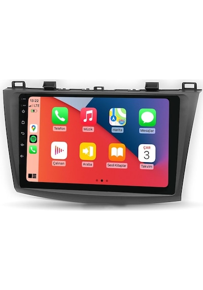 Lovion Oled Hd Ekran Esh1199 Mazda 3 2011 2013 6+64gb Android Carplay Multimedya Teyp 9"