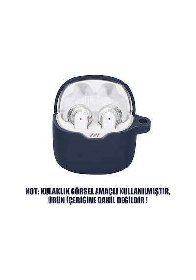 Microsonic Jbl Tune Flex 2 Mat Silikon Kılıf Lacivert