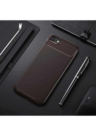 Apple Uyumlu iPhone 6 6S Kilif Karbon Silikon Case 389459869