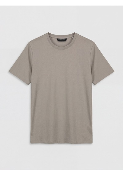Lcwaıkıkı Classic Bej %100 Pamuk Regular Fit Basic Tişört