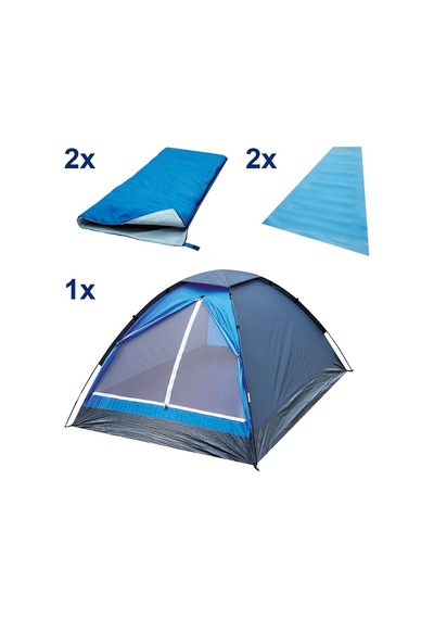 Loap Caroy Kamp Seti 150 x 200 x 110 CM Mavi