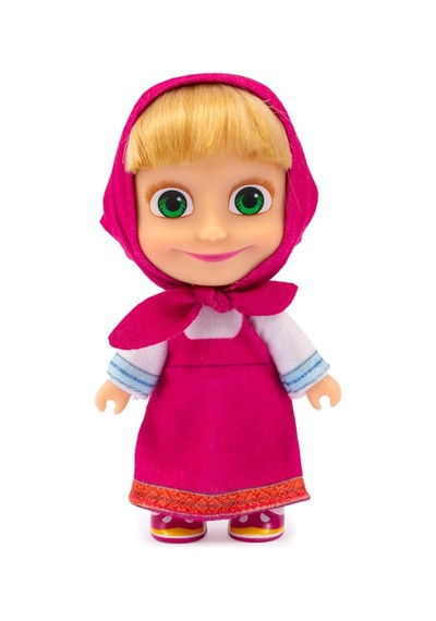 Masha & Koca Ayı - 12 Cm Masha Bebek - Kamp Kıyafetli