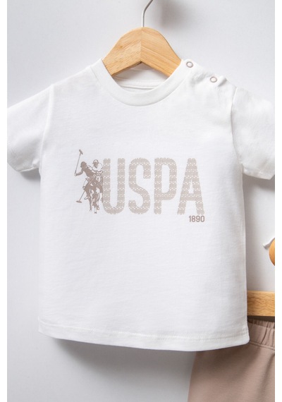 U.S. Polo Assn. Erkek Bebek Beyaz Takım 5274-47848 Beyaz