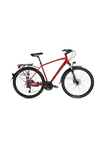 Bisan Trx 8500 City Şehir Bisikleti 54 Cm Disk Fren 700c 27 Vites Mat Kırmızı Siyah Kırmızı