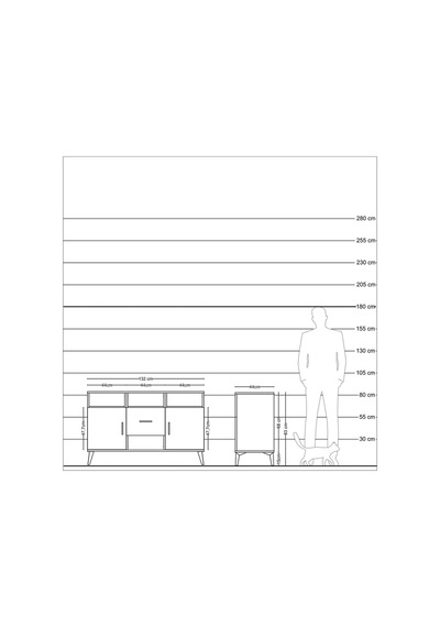 Hyperion Konsol 5 Raflı Tek Çekmeceli 2 Kapaklı 132x44x83 Çam-çam Çam Hyperion Konsol 5 Raflı Tek Çekmeceli 2 Kapaklı 132x44x83 Çam-çam Çam