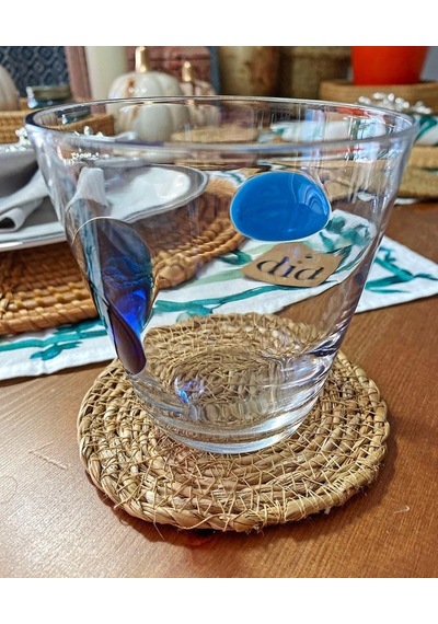 6 Adet El Yapımı Yuvarlak Hasır Bardak Altlığı - Fincan, Çay Ve Kupa Altlığı - 10cm Altın Ve Çok Renkli