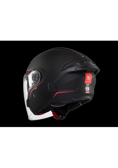 Mt Helmets Mt Cosmo Sv Çenesiz Gözlüklü Motosiklet Kaskı Mat Siyah