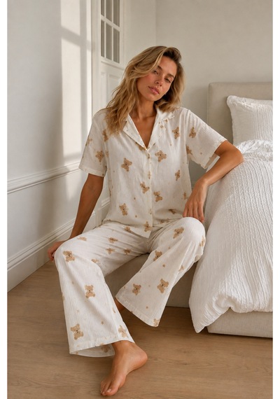 Norcia Sports Kadın Loose Kalıp Pamuklu Kırık Beyaz Pijama Takımı Çok Renkli - 929323148 Çok Renkli - 929323148 Çok Renkli Norcia Sports Kadın Loose Kalıp Pamuklu Kırık Beyaz Pijama Takımı Çok Renkli - 929323148 Çok Renkli - 929323148 Çok Renkli