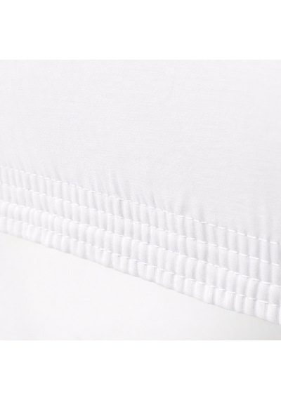 Esnek Sandalye Kılıfı Likralı, Kaymaz, Yıkanabilir, Kalın Lastikli Modern Kılıfı Beyaz