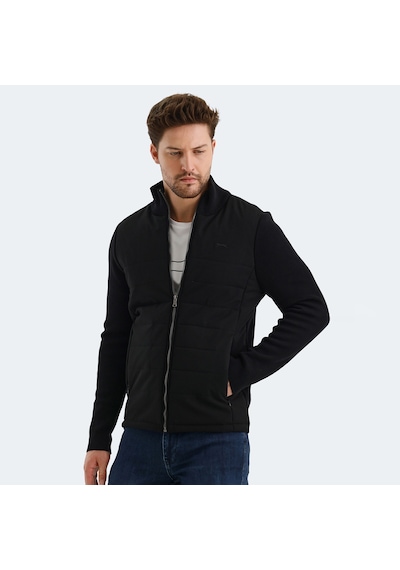 Slazenger BULLS Erkek  Siyah Mont & Kaban