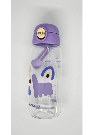 Gıpta Cool-J Medium 600 Ml Lila Kilitli Tritan K7551 Matara