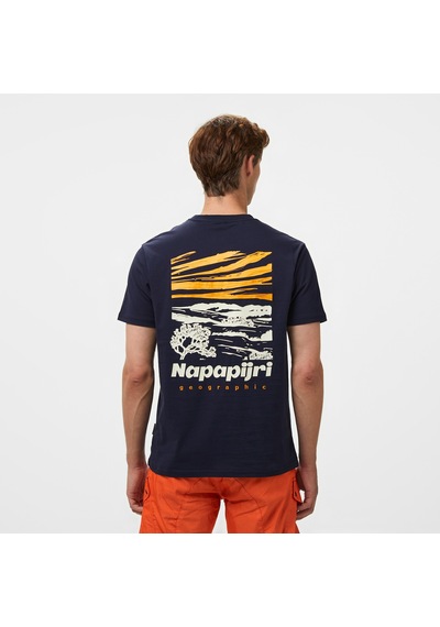 Napapıjrı Napapijri S-vignoni Back Ss Erkek Lacivert T-shirt