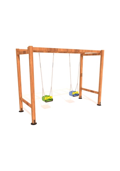 Ahşap Salıncak Asl02, Park Salıncağı 2'li Model-385