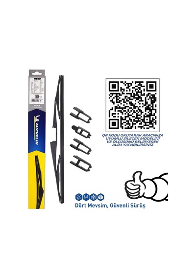 Michelin Rainforce™ MCR300 1 Adet Universal Telli Hibrit Arka Silecek 30 CM