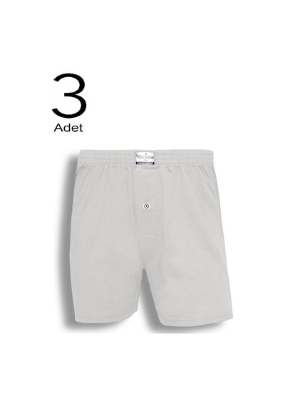 3'Lü Erkek Düğmeli Boxer 14102-A3