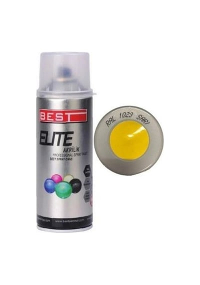 Best Elite Akrilik Sprey Boya 400 ML Sarı