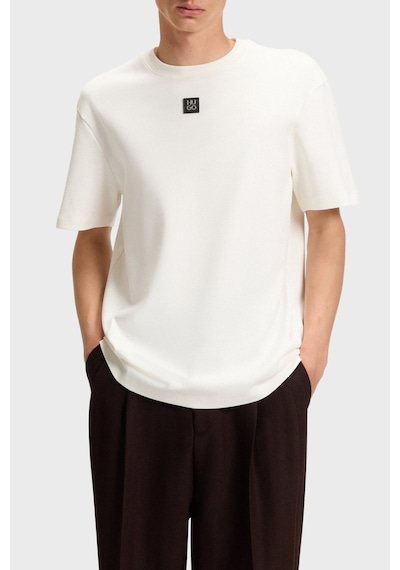 Hugo Erkek T Shirt 50505201 103 Beyaz Beyaz
