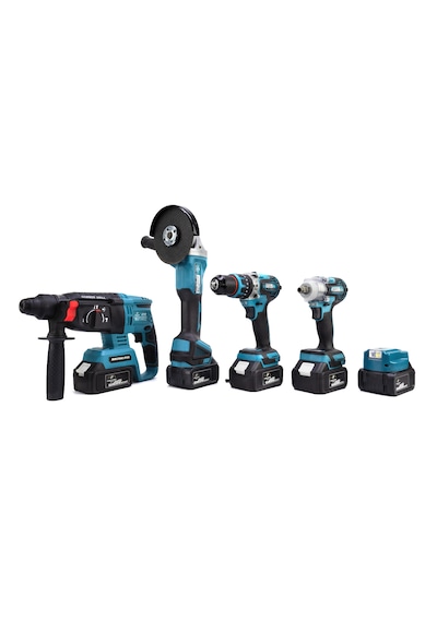 Chelikbei MK350 Akülü Vidalama Seti 5'li Mavi