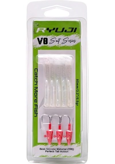Ryuji V8 Salt 8cm 5,5gr Silikon Yem