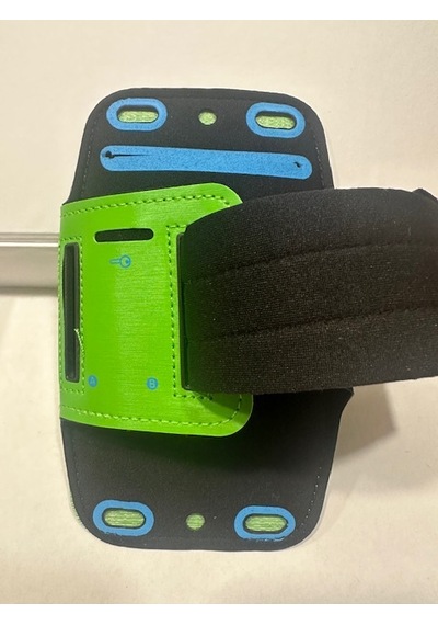 Yeşil Telefon Kol Bandı Sporcu Kılıfı Büyük Telefonlar İçin Koşu İçin Telefon Kılıfı 16x8 Cm Yeşil