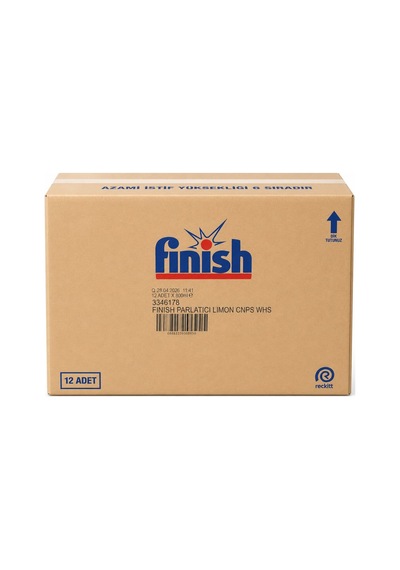 Finish Bulaşık Makinesi Parlatıcı 800 Ml Limon 12'li Paket
