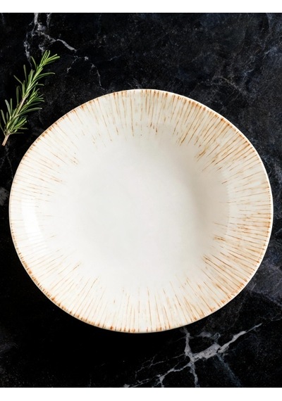 Iris Mustard Vago 6 Adet 26 Cm 1000 Cc Porselen Çukur Tabak