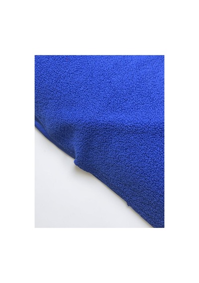 Zp Teddy İthal Kıvırcık 100x150cm, Yüksek Gramaj, Peluş Kumaş, Tekstil Lacivert Lacivert