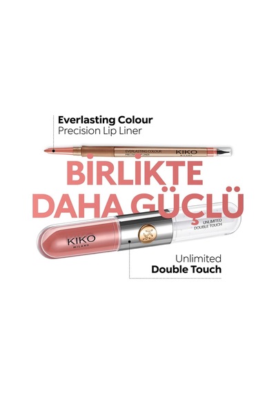 Ruj - Unlimited Double Touch - 120 Rosy Mauve Çok Renkli