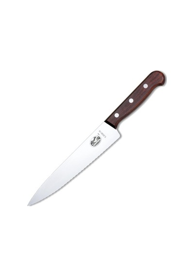 Victorinox 5.2030.19 Tırtıklı Şef  Dilimleme Bıçağı Kahverengi