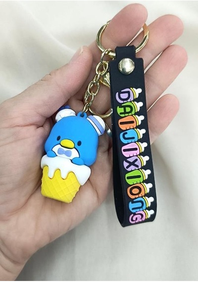 Anahtarlık Bebek Külah Dondurma Araba Çanta Cüzdan Süsü Çok Renkli