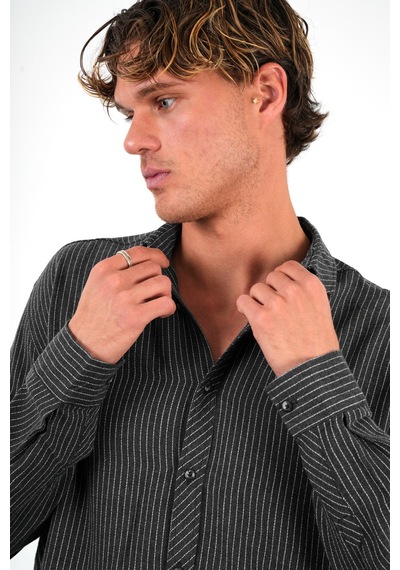 Redline Veste Erkek Oversize Gömlek Lacivert