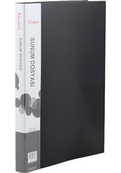 Ticon 30 Lu Sunum Dosyası Siyah