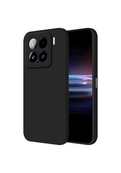 Newface Xiaomi Mi 15 Pro Kılıf Nano İçi Kadife Silikon - Siyah