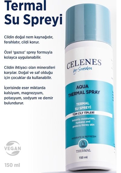 Celenes By Sweden Aqua Thermal Spray 150 ML
