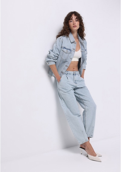 Colin's Colins Barrel Fit Kadın İndigo Jean Pantolon Cl1074898 Q1.v1 Dn43473 Denim