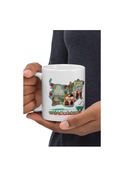 Bulgaristan Kupa Bardak 2 Adet Seyahat Hatıra Bulgaria Mug