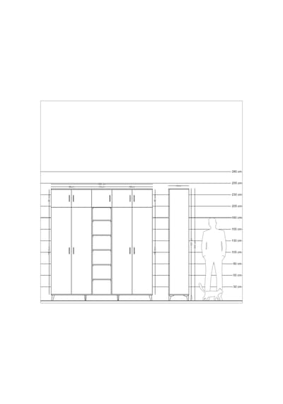 Hyperion Dolap 18 Raflı 9 Kapaklı 220x44x243 Aytaşı-antrasit/antrasit Antrasıt/antrasıt Hyperion Dolap 18 Raflı 9 Kapaklı 220x44x243 Aytaşı-antrasit/antrasit Antrasıt/antrasıt