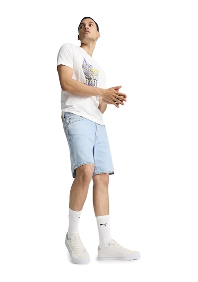 Puma Erkek Spor Tişört Graphics Photoprint Tee 68321302-Beyaz